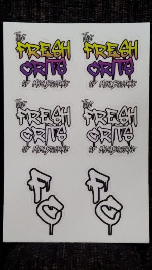 Fresh Crits Sticker Sheet